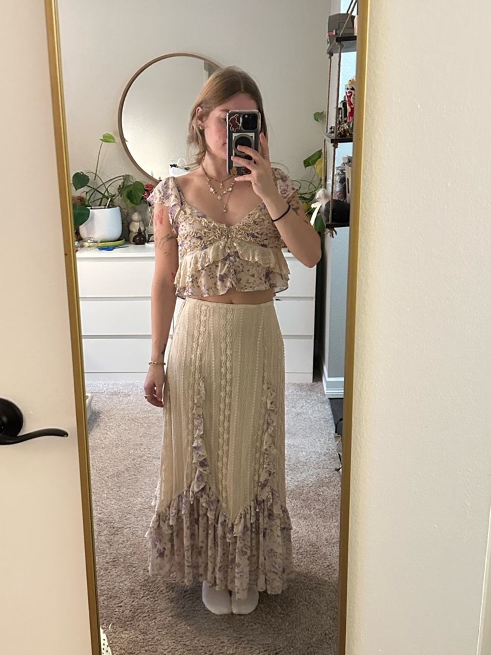 Free people skirt set